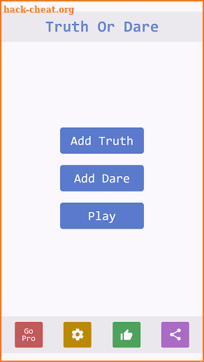 Truth Or Dare (A Game for kids,teenagers & adults) screenshot