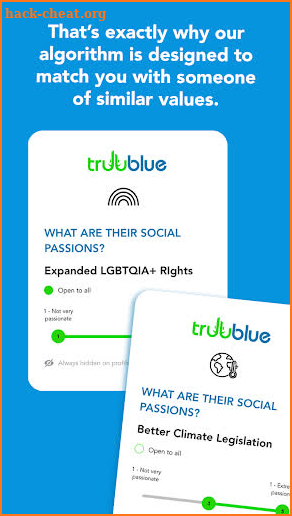 TruuBlue Dating App screenshot