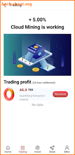 TRX Miningpool screenshot