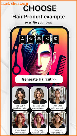 Try Hairstyles: AI Generate screenshot