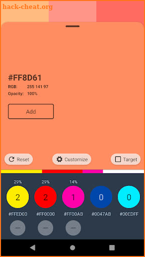 Trycolors - mix colors screenshot