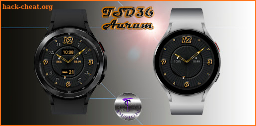 TSD36 Aurum Watch Face Wear OS screenshot