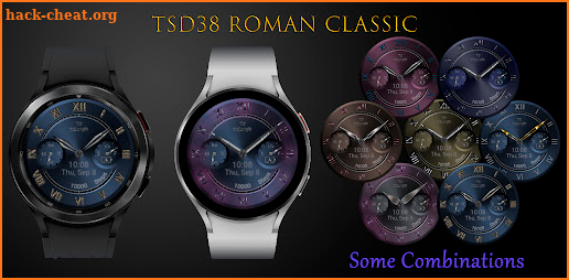 TSD38 Roman Classic Watch Face screenshot