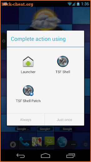 TSF Launcher Patch screenshot