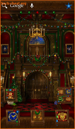 TSF NEXT ADW LAUNCHER CHRISTMAS SWEET HOME THEME screenshot