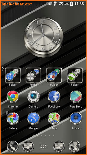 TSF Shell Launcher Theme Prime with icon pack screenshot