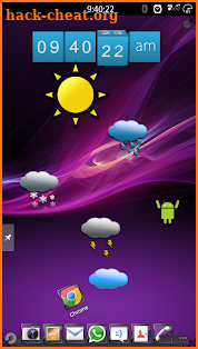 TSF Weather Pendants Widgets screenshot