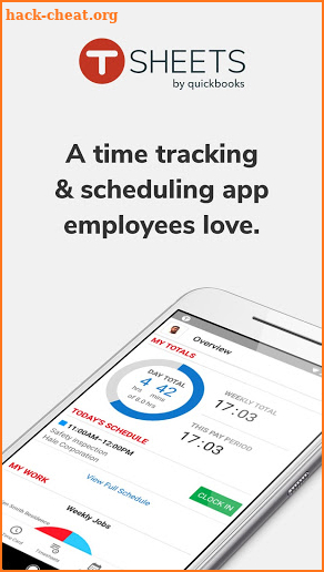 TSheets Time Tracker screenshot