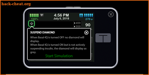 t:simulator™ App screenshot