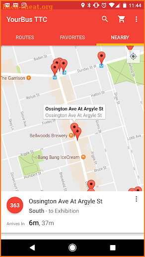 TTC Toronto Bus Tracker - Commuting made easy screenshot