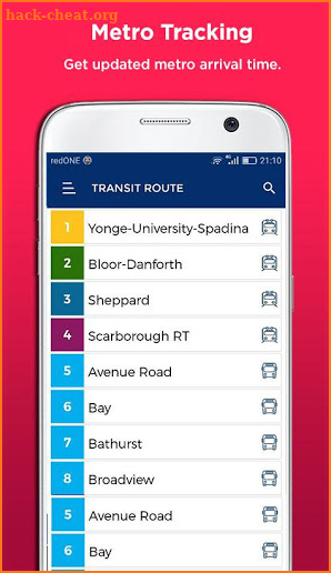 TTC - Toronto Transit & Bus Tracker screenshot