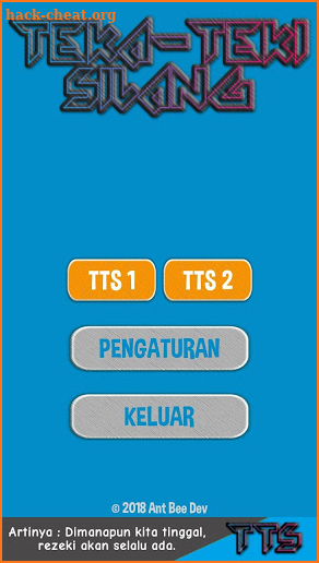 TTS 2018: Teka-Teki Silang screenshot