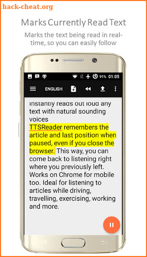 TTSReader Pro - Text To Speech screenshot