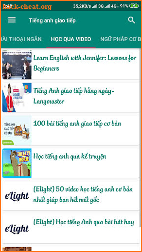 Tự học Tiếng Anh giao tiếp- cho người mới bắt đầu screenshot
