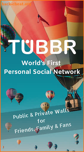 TUBBR (World's First Personal Social Network) screenshot