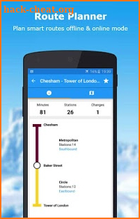 Tube Map - London Underground route planner screenshot