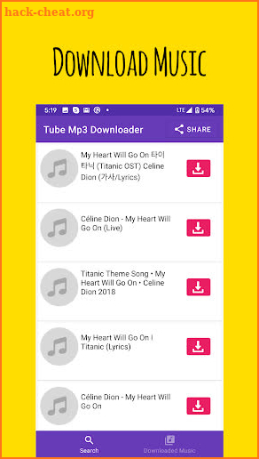Tube Mp3 Downloader - Music Player screenshot