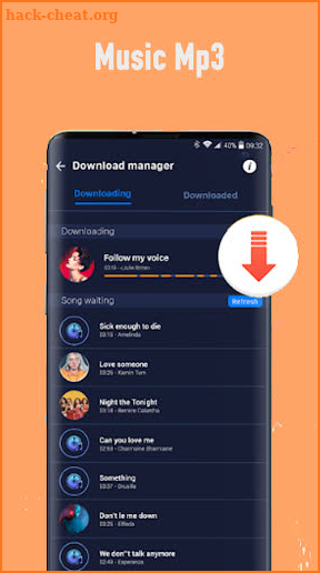 Tube Music Downloader mp3 play screenshot