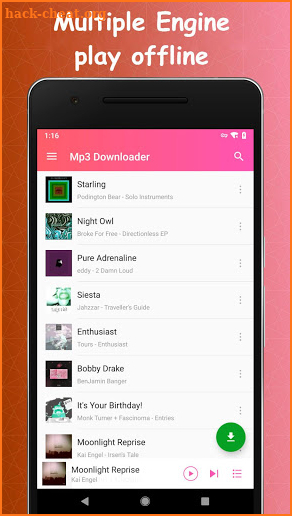 Tube music mp3 download: Tubeplay Music Downloader screenshot