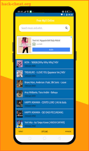 Tube Play-MP3 Music Downloader screenshot