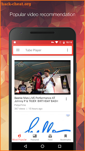 Tube Player screenshot