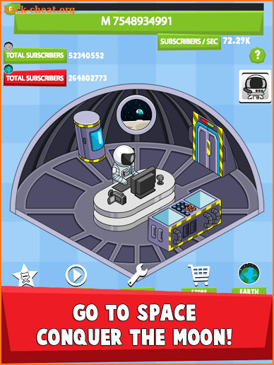 Tube Tycoon - Tubers Simulator Idle Clicker Game screenshot