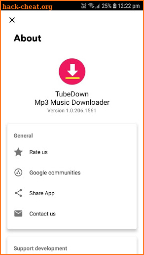 TubeDown : Mp3 Music Downloader, Video Downloader screenshot