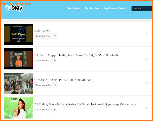 Tubidy Black music Downloader screenshot