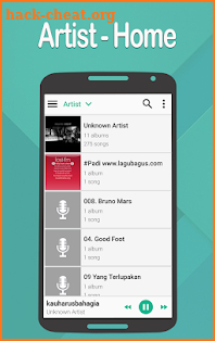 Tubily Free Music Player for Android screenshot