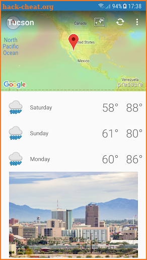 Tucson, AZ - weather and more screenshot