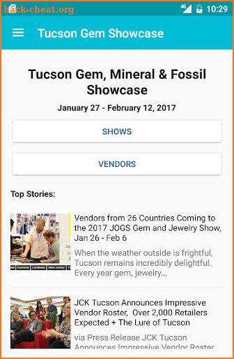 Tucson Gem Show - Xpo Press screenshot