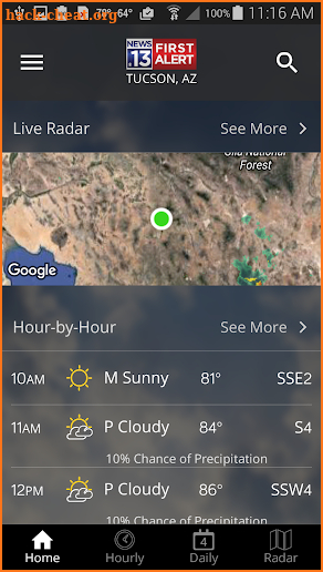 TucsonNewsNow Weather Now screenshot