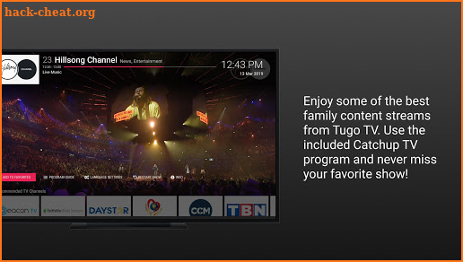 Tugo TV AndroidTV USA screenshot