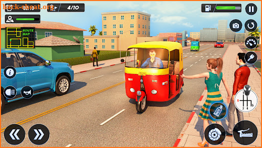 Tuk Tuk Auto Driving Games 3D screenshot