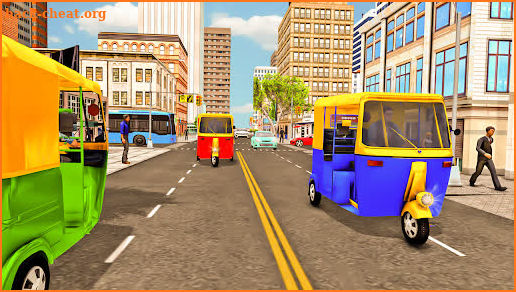 tuk tuk rickshaw driving game 3D screenshot