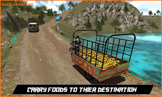 Tuk Tuk Rickshaw Food Truck 3D screenshot