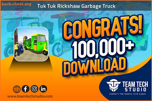 Tuk Tuk Rickshaw Garbage Truck screenshot