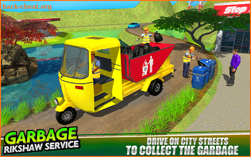 Tuk Tuk Rickshaw Garbage Truck screenshot
