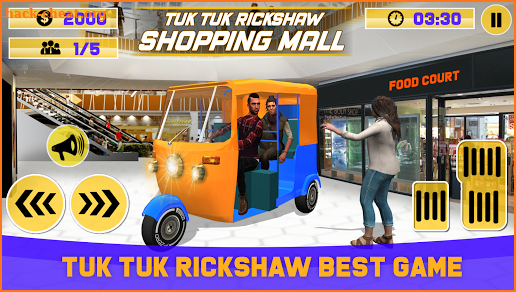 Tuk Tuk Rickshaw Shopping Mall Driver screenshot