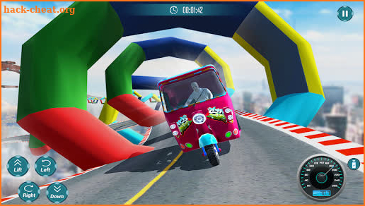 Tuk Tuk Rickshaw Simulator - Sky Climbing Game screenshot