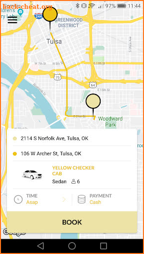 Tulsa Yellow Cab screenshot