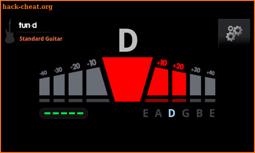 Tun-d Guitar Tuner screenshot