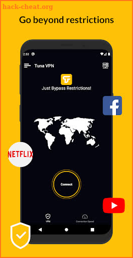 Tuna VPN - Free, Fast & Unlimited Proxy VPN Server screenshot