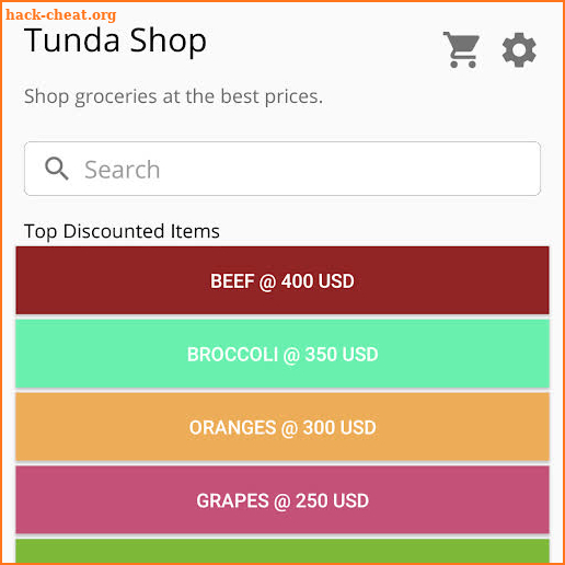 TundaShop screenshot