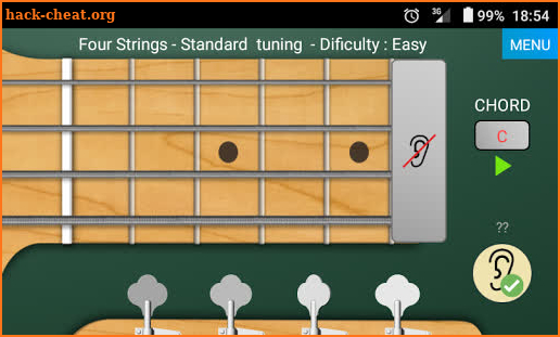 Tune By Ear Bass Guitar screenshot