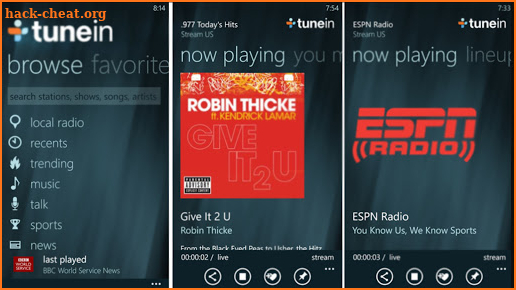 📻 Tunein Pro Radio Guide screenshot