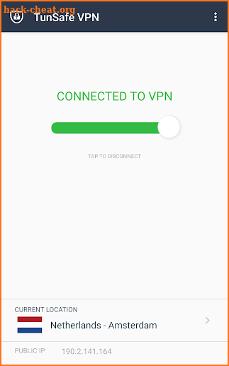 TunSafe VPN screenshot