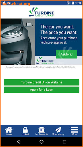 Turbine Credit Union screenshot