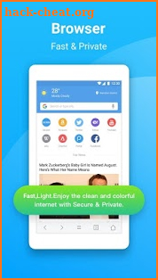Turbo Browser: Private & Adblocker & Fast Download screenshot