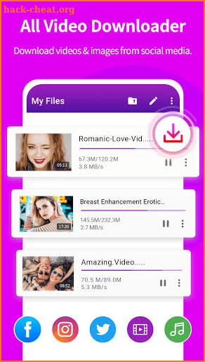 Turbo Downloader –Download Video & Private Browser screenshot